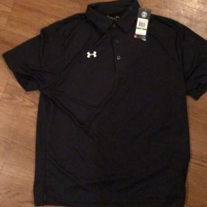 Men’s Under Armour Black Tech Polo